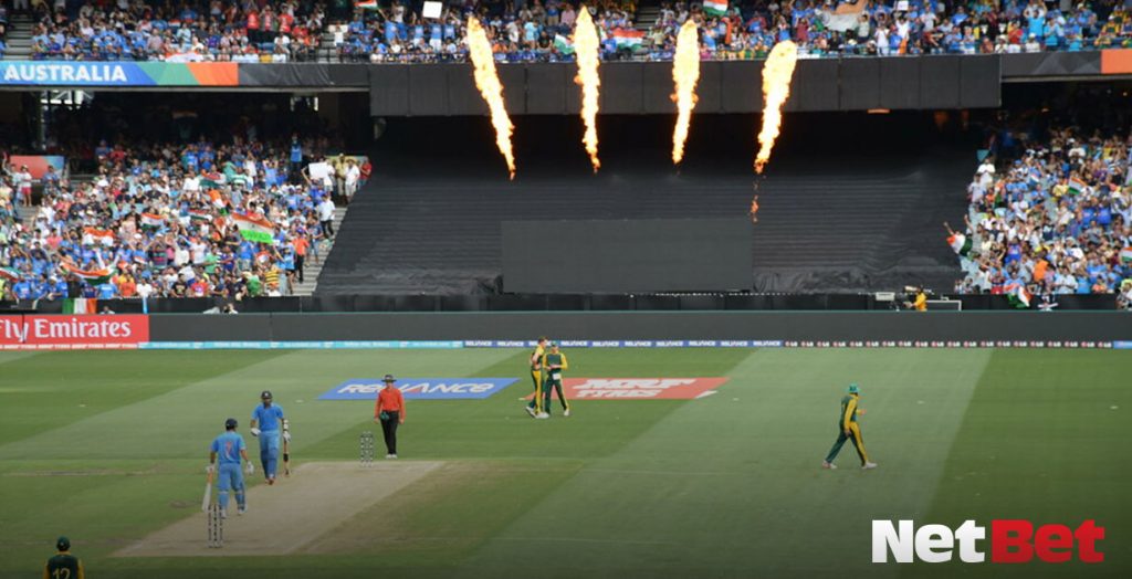 Cricket-Spiel in Durban