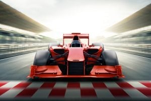 car, formula 1, red racing car