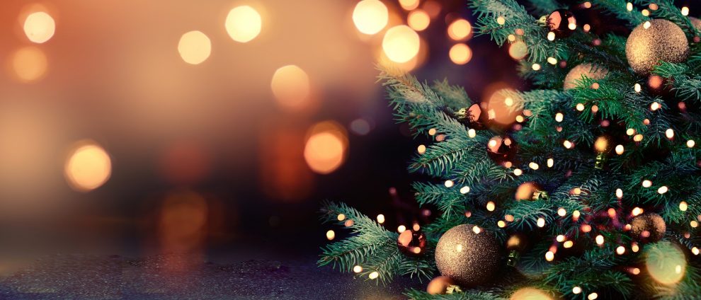 christmas tree, christmas lights, bauble