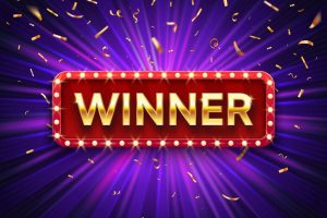 jackpot, neon sign, winner